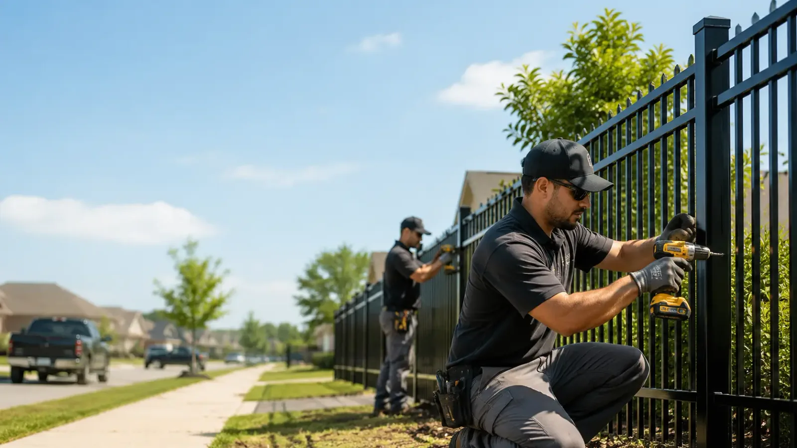 Metal Fence Installation in Dawn, TX